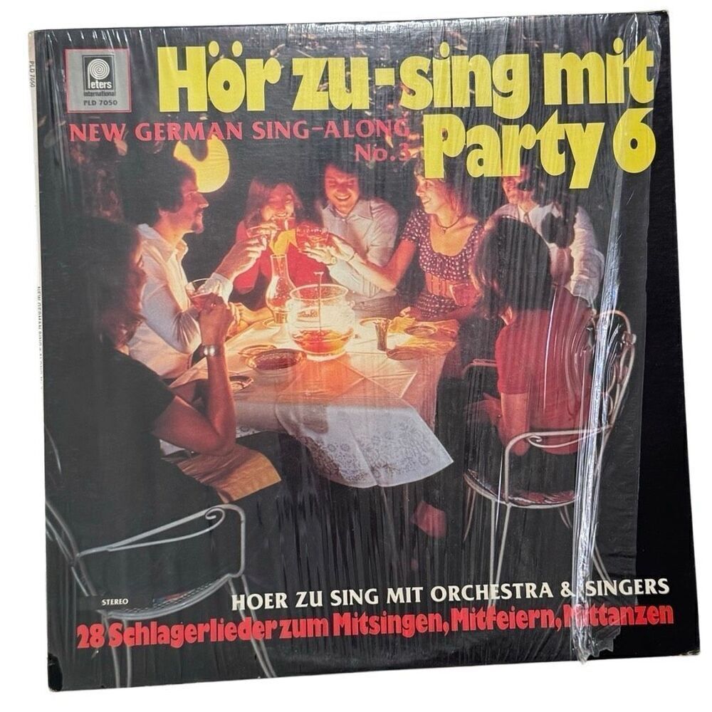 Hor zu~Sing mit Party 6~German Sing-Along No. 3 Europop Folk Vocal Vinyl Record